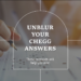 How to Unblur a Chegg Answer? 3 Methods